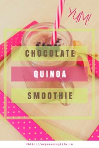 Chocolate Quinoa Smoothie Recipe - A Healthy Breakfast Alternative | Expressing Life