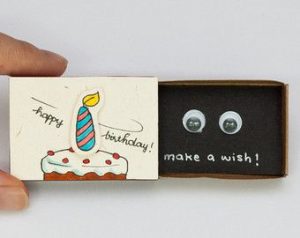Cute DIY Matchbox Cards for Birthday