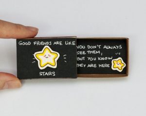 Cute DIY Matchbox Cards for Best Friend