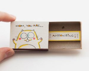 Cute DIY Matchbox Cards for Mothers Day