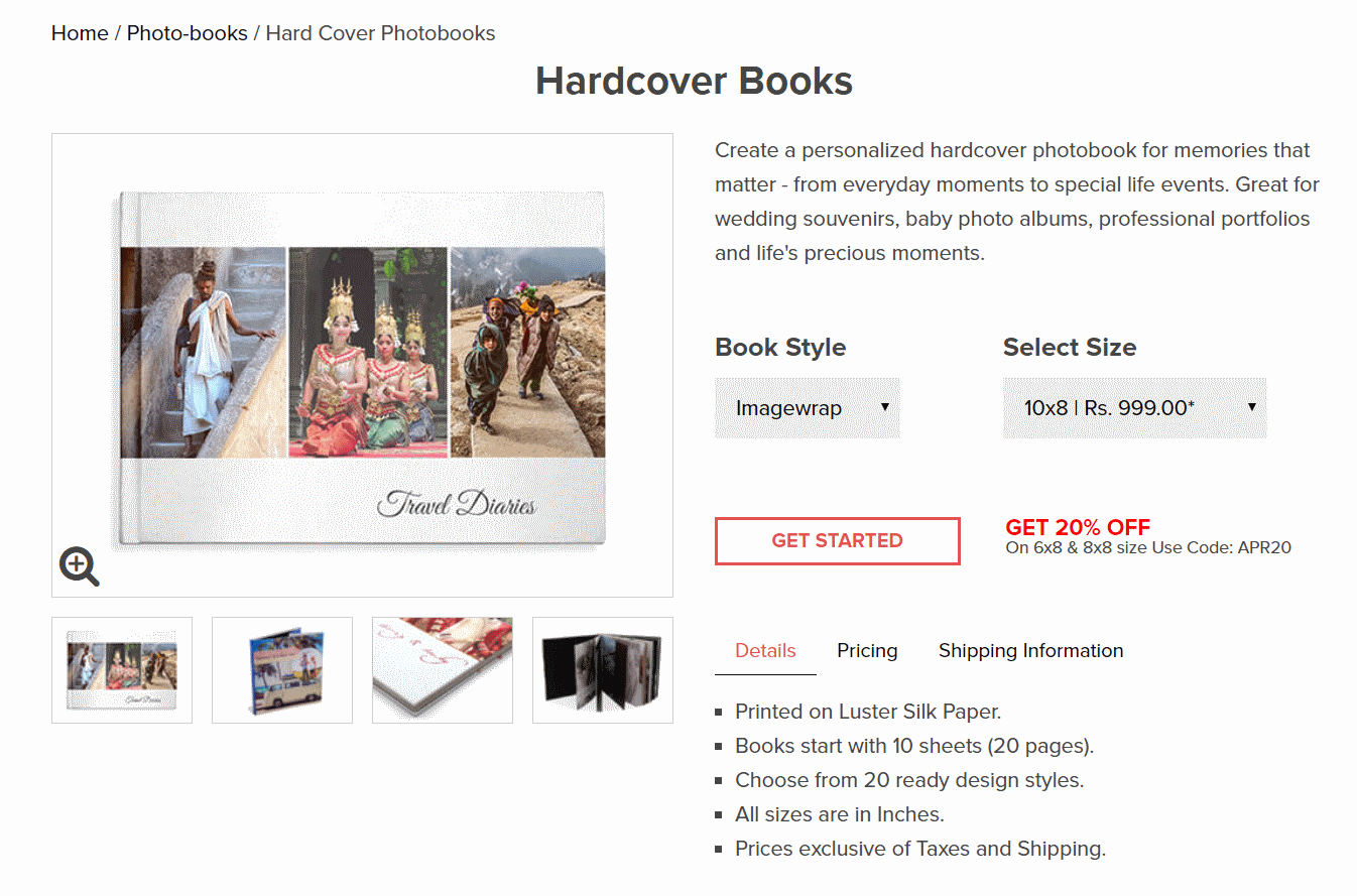 Product Review- Photojaanic Hardcover Photobook - Expressing life