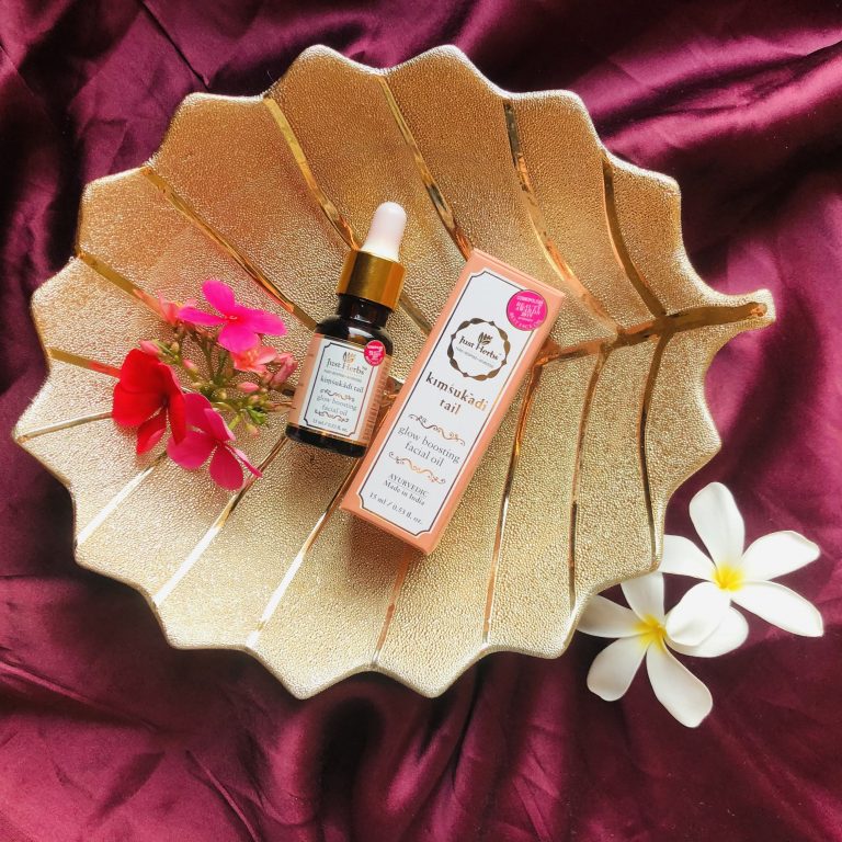 Just Herbs Kimsukadi Tail & Elixir Facial Serum Review Expressing Life